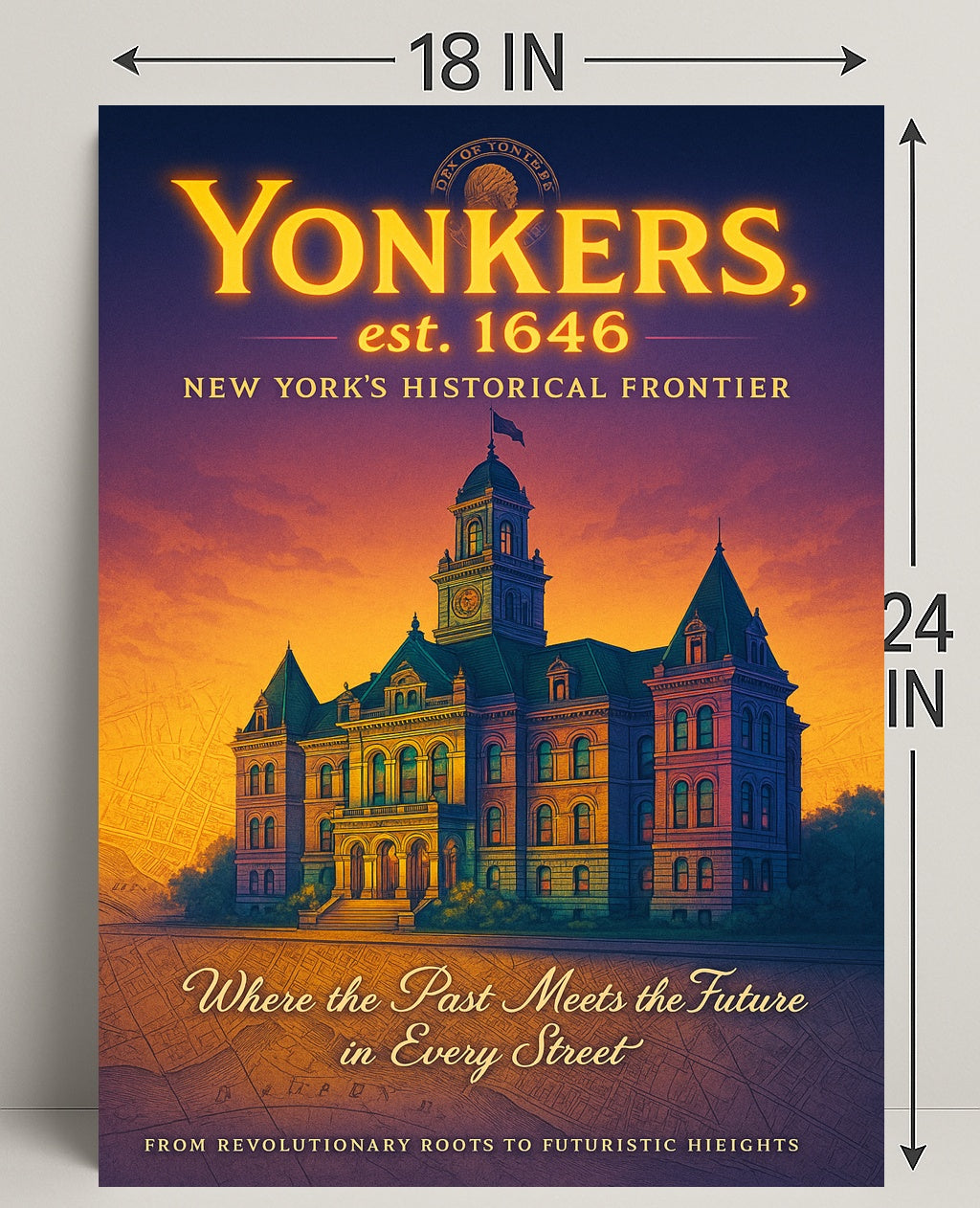 Yonkers New Yorks Historical Frontier Poster PosterGoat