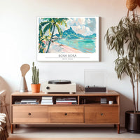Tropical Paradise of Bora Bora Poster PosterGoat