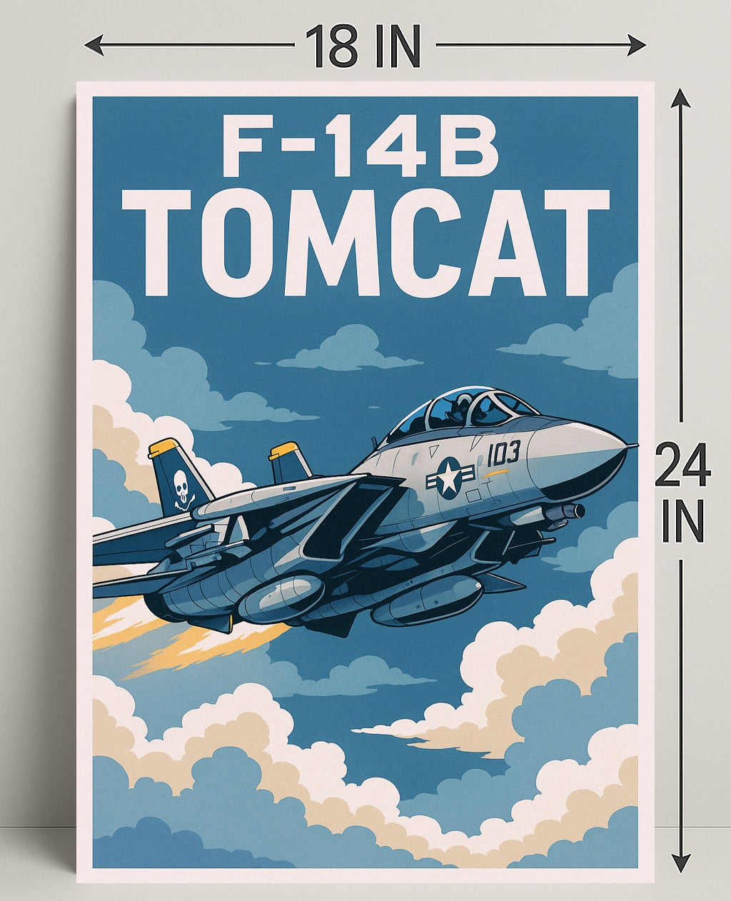 F-14B Tomcat Poster PosterGoat