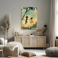 Vintage Art Deco Travel Destination Poster