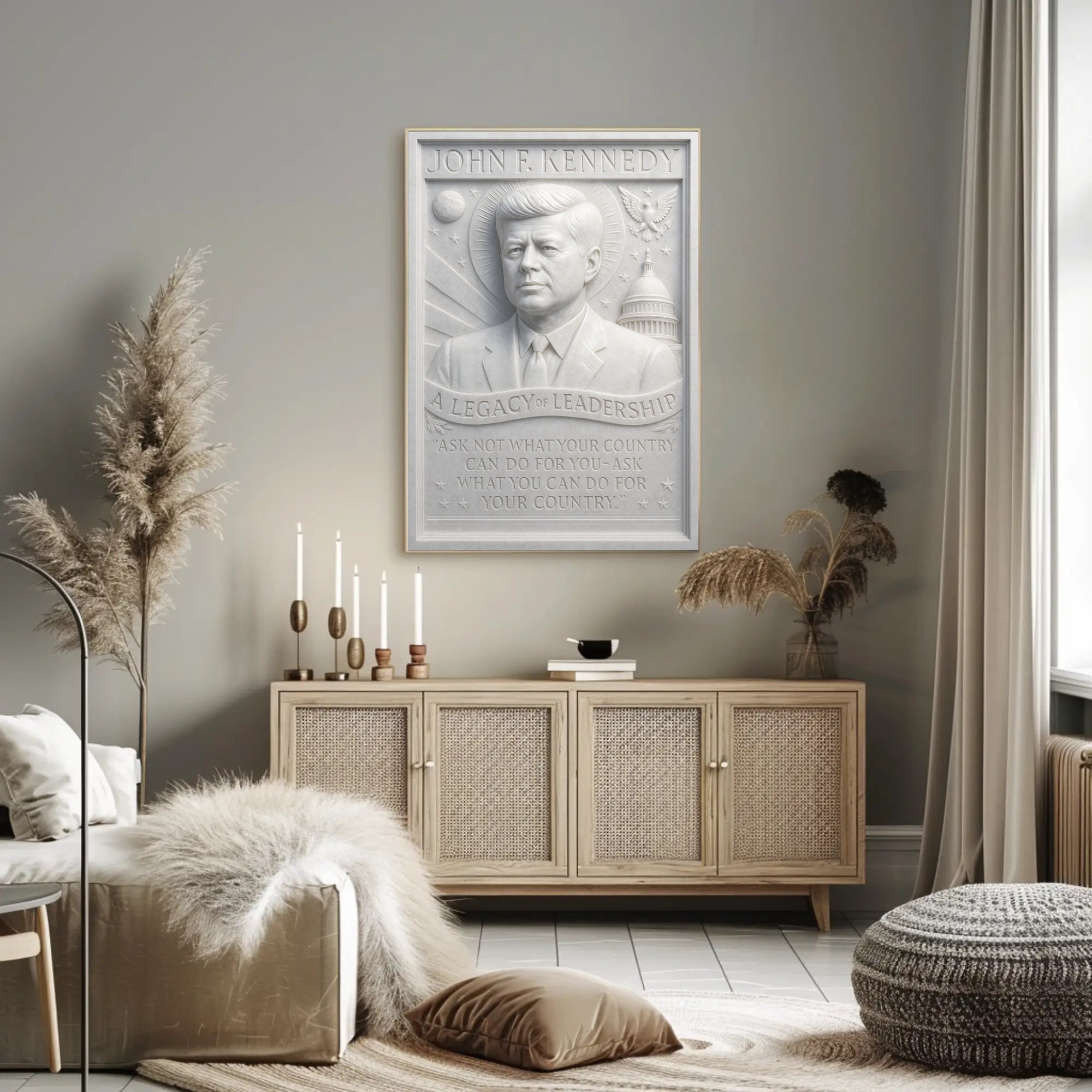 Timeless Leadership in Historical or Presidential Poster