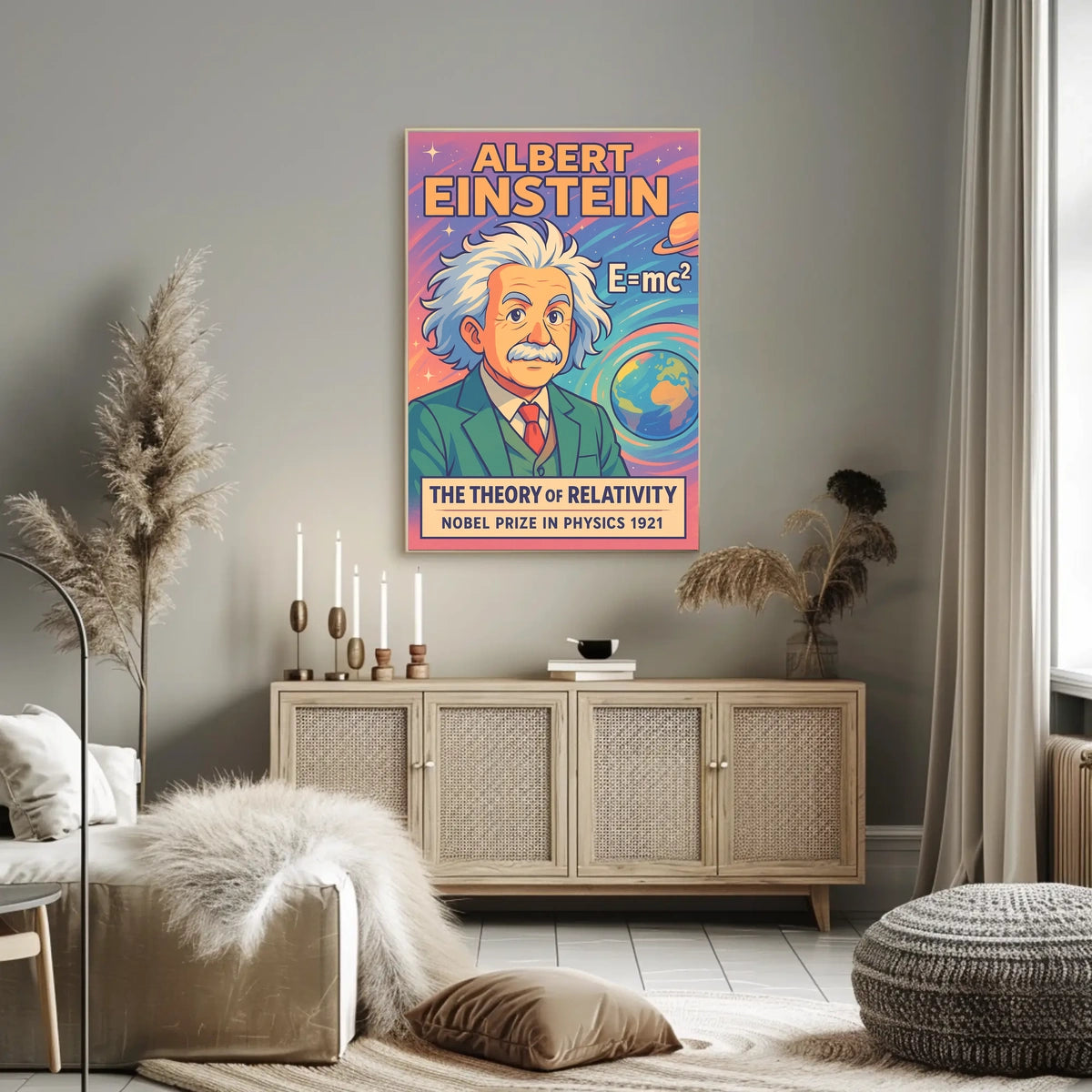 Albert Einstein The Theory Of Poster