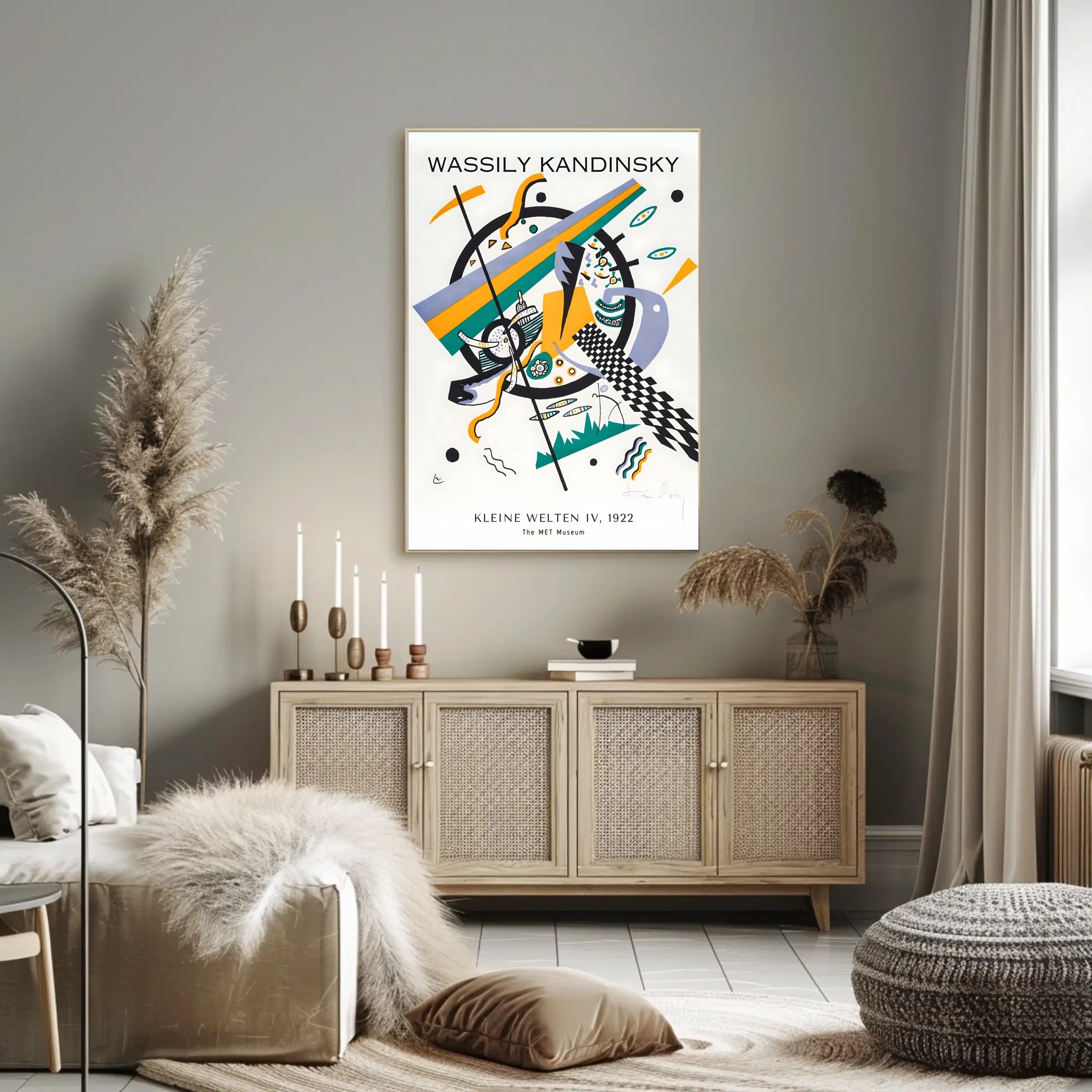 Wassily Kandinsky Kleine Welten IV 1922 Poster