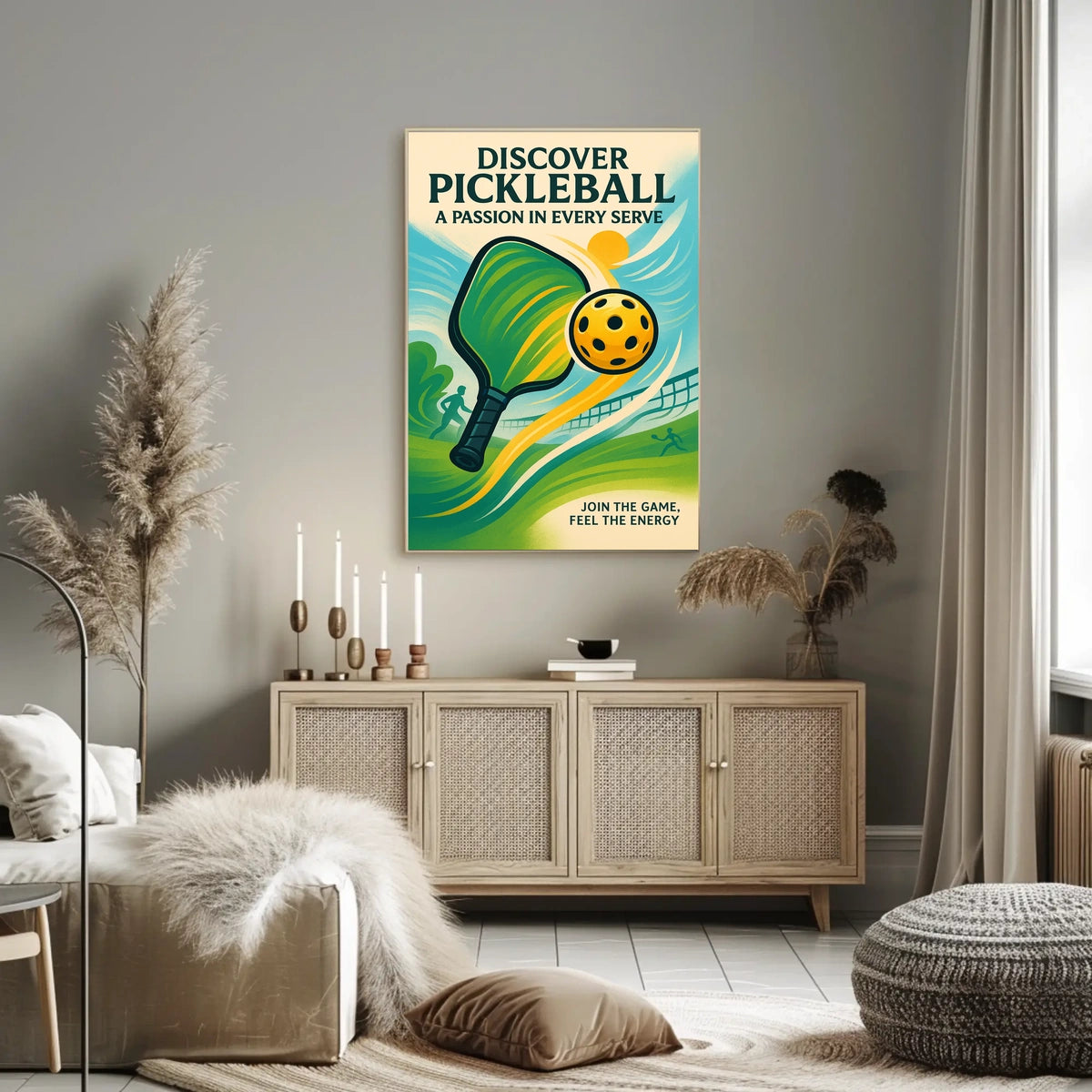Discover Pickleball Poster