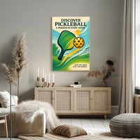 Discover Pickleball Poster