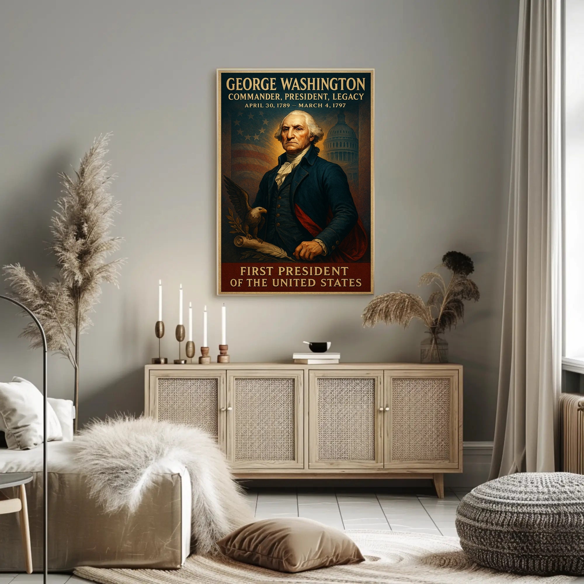 George Washington 1st President Poster PosterGoat