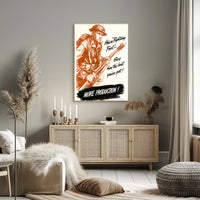 Vintage He’s a Fighting Fool WWII Poster