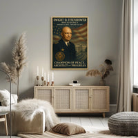 President Eisenhower Champion Poster - Historical or Presidential Poster