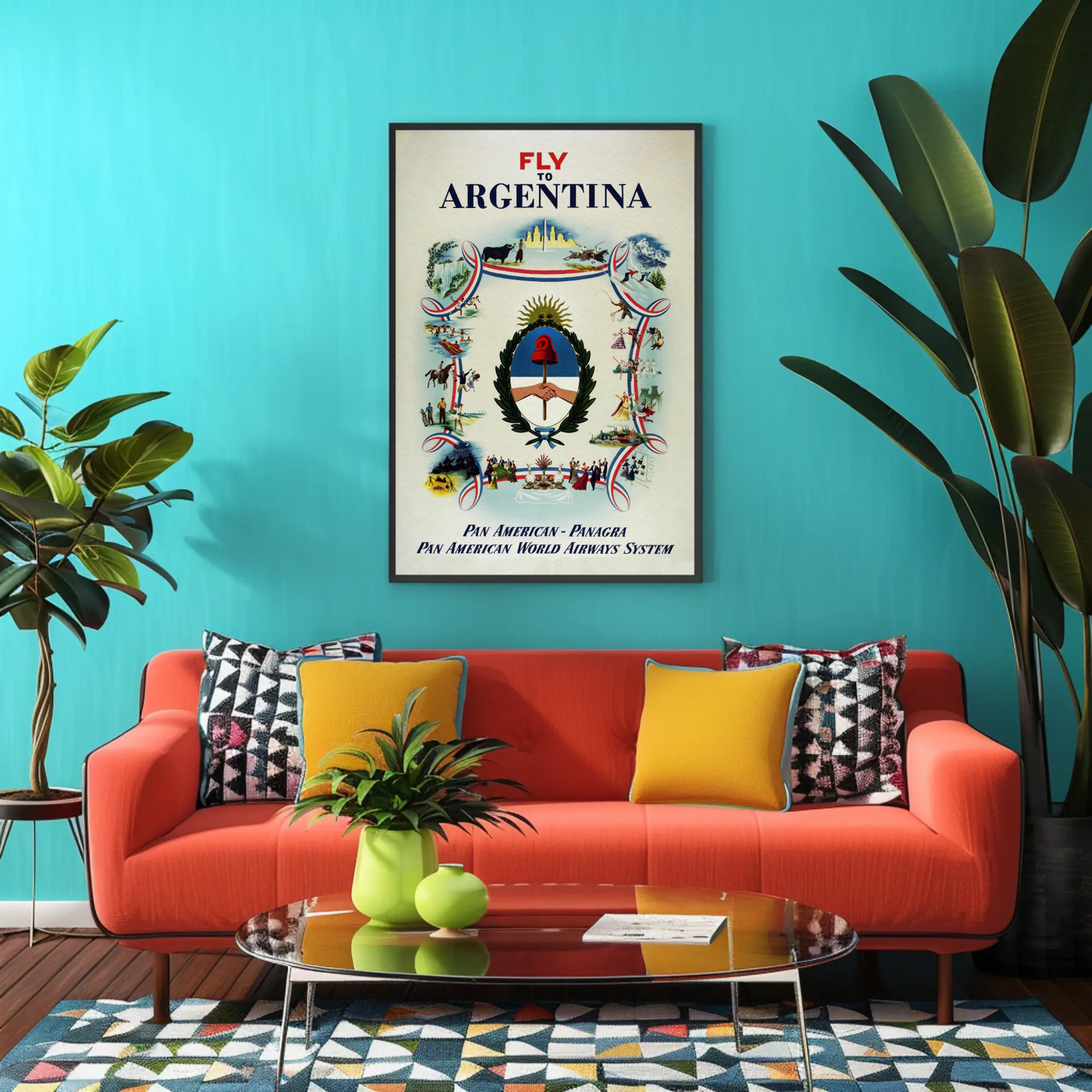 Fly to Argentina Poster