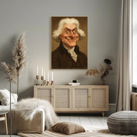 Thomas Jefferson Caricature Poster PosterGoat