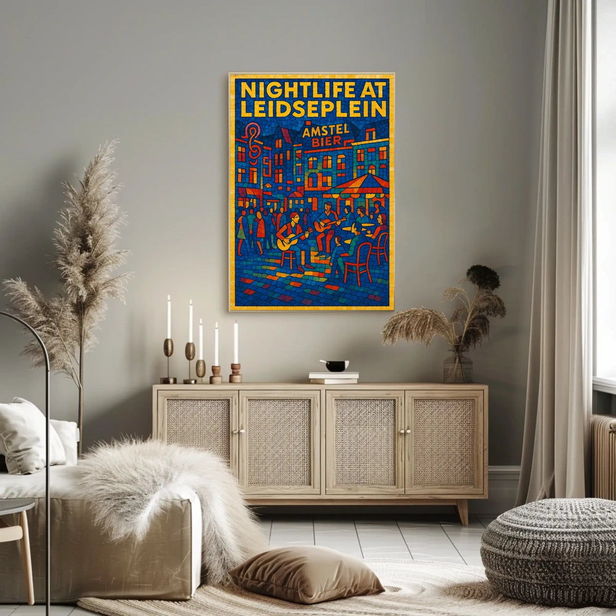 Nightlife at Leidseplein Poster