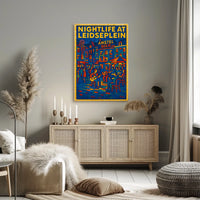 Nightlife at Leidseplein Poster