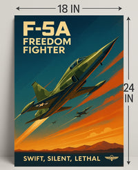 F-5A Freedom Fighter Poster PosterGoat