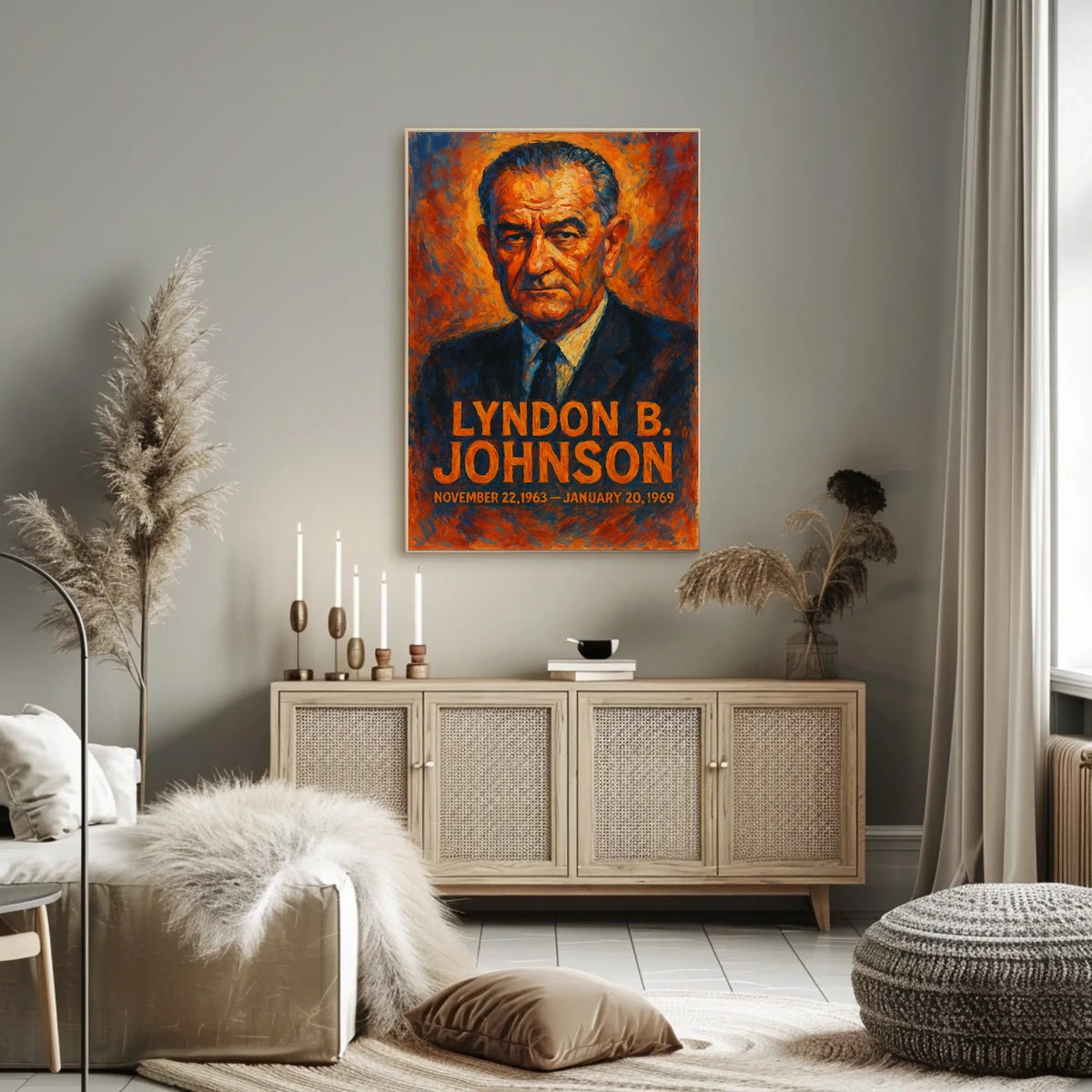 Lyndon B. Johnson 36Th President Poster