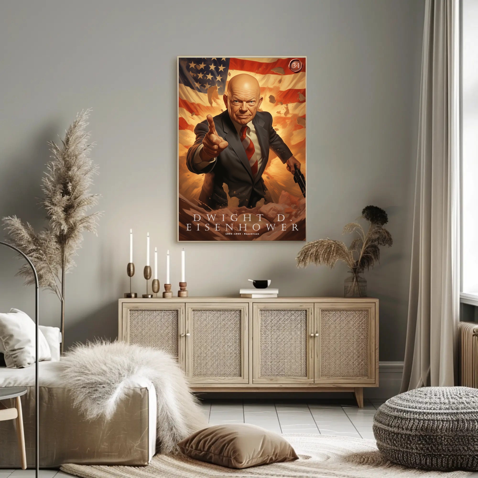 Dwight D. Eisenhower: A Republican Legacy Poster
