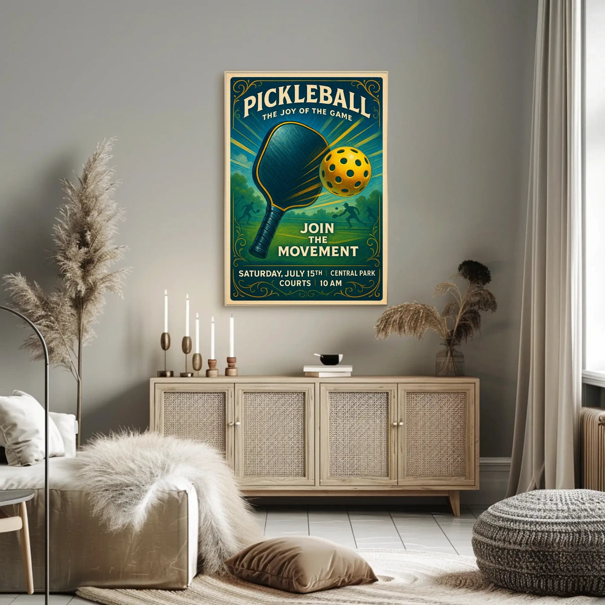 Pickleball The Joy of the Game Poster