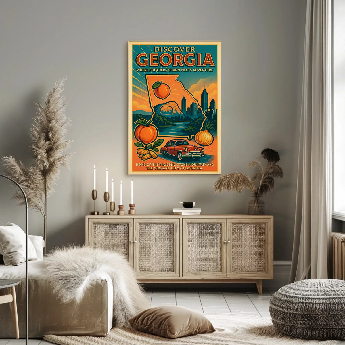 Discover Georgia Poster