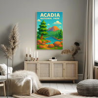 Acadia National Park Scenic Wanderlust Poster