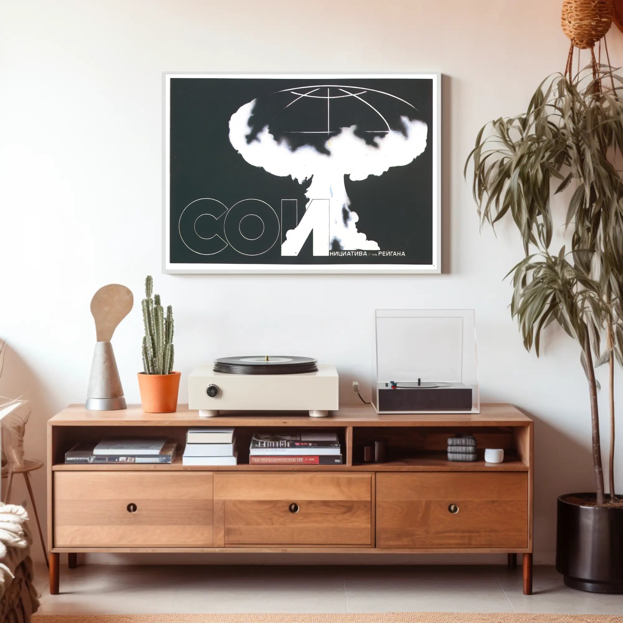 Nuclear Warning Poster