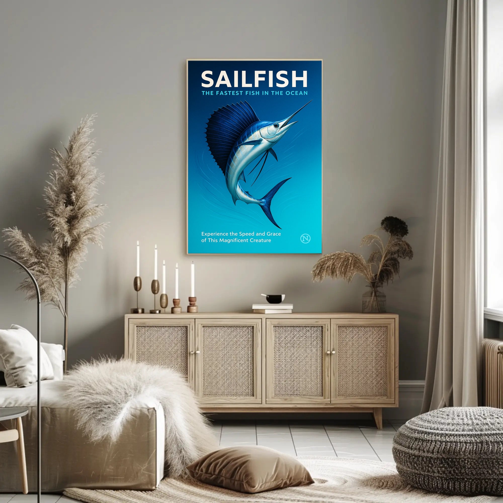 Sailfish The Fastest Fish in the Ocean Poster PosterGoat