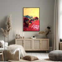 Vintage Racing Rivalry Poster