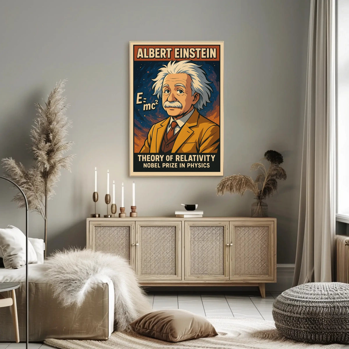 Albert Einstein Theory Of Relativity Poster