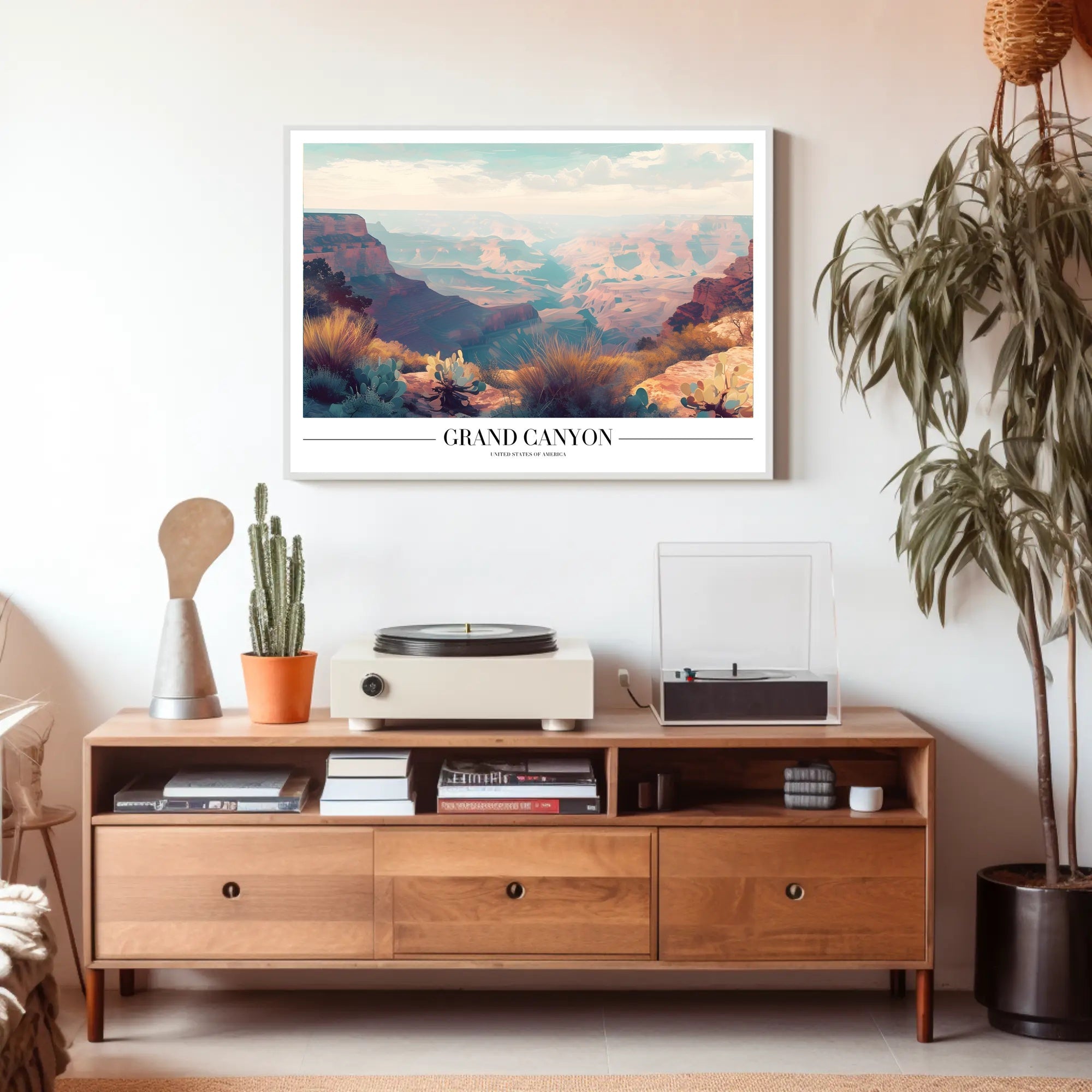 Grand Canyon Sunrise Landscape National Park Poster