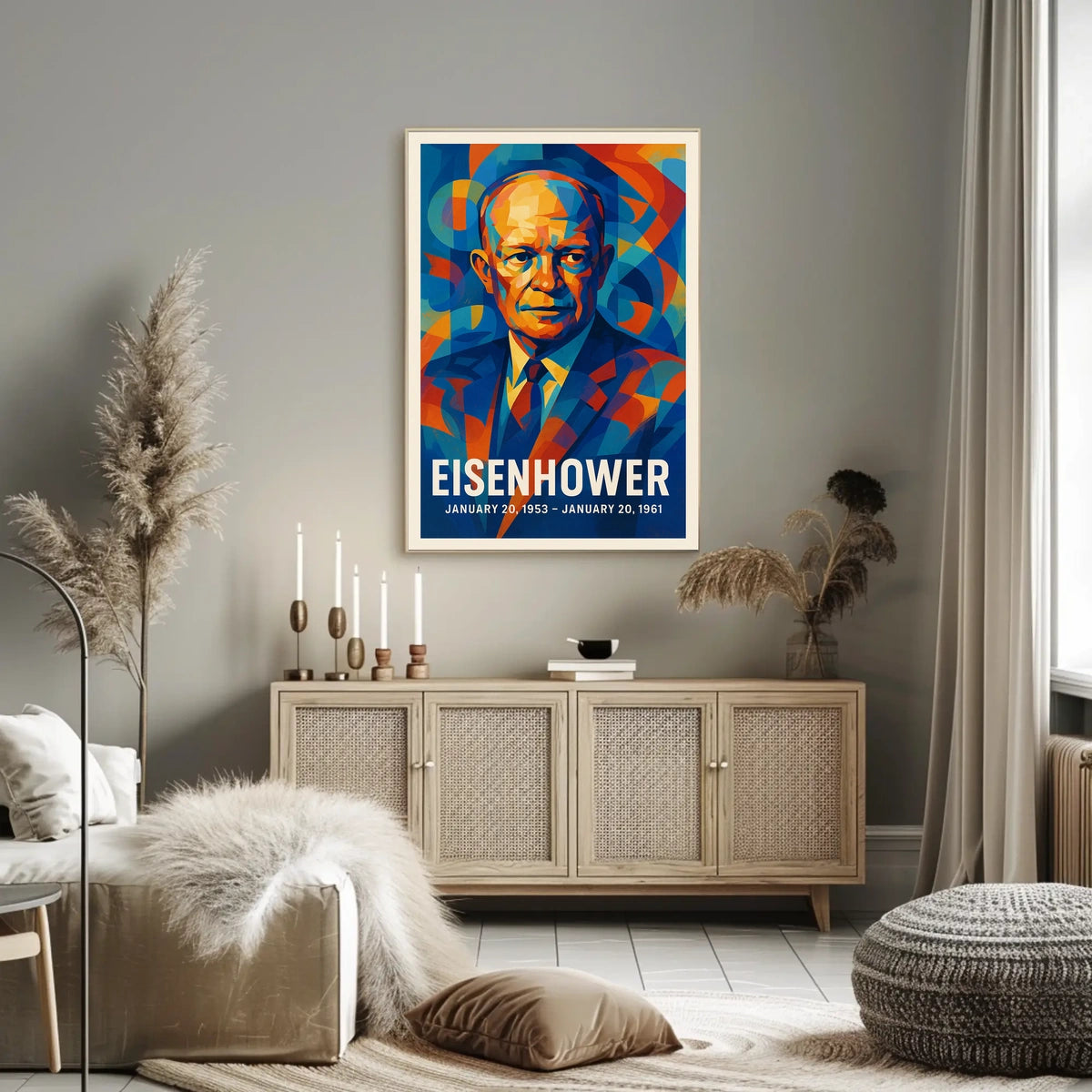 Collector Vintage Eisenhower Travel Poster
