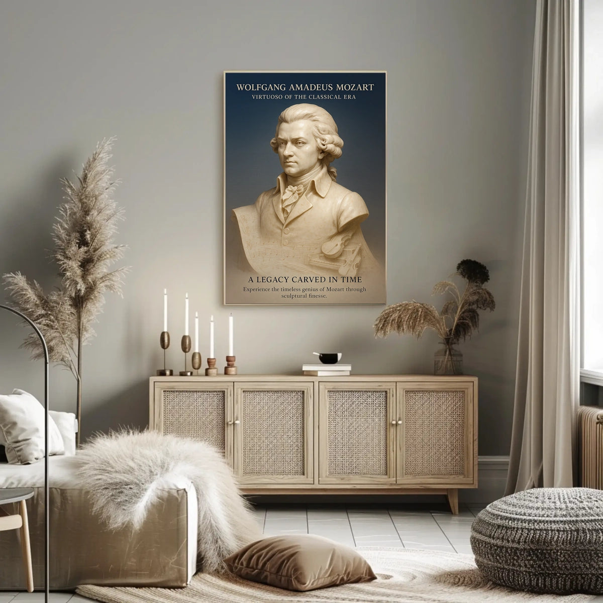 Wolfgang Amadeus Mozart Virtuoso of the Classical Era Poster
