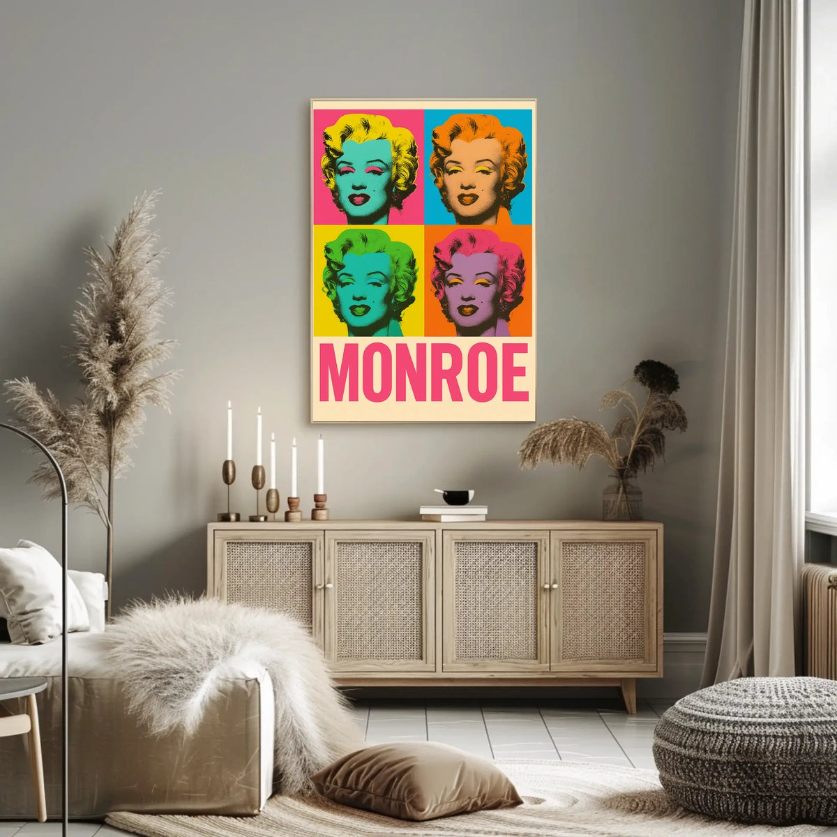 Monroe Pop Art Poster