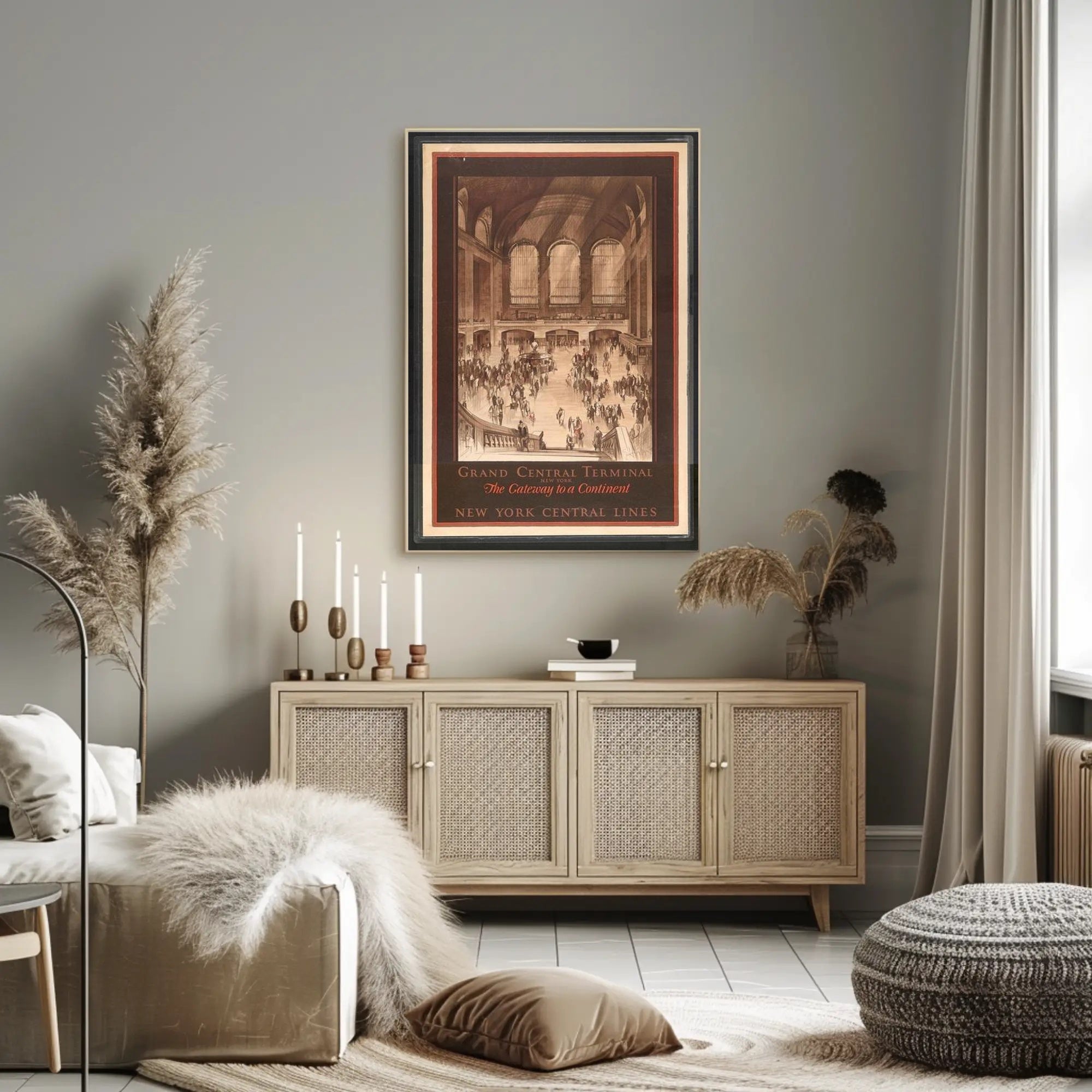 Grand Central Terminal: Gateway to a Continent Poster PosterGoat