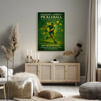 Unlocking the Energy of Pickleball Poster