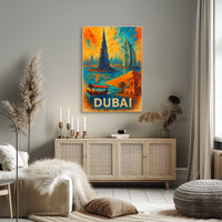 Dubai Poster City Of Wonders Wall Art For Travelers