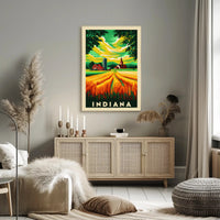 Indiana Countryside Poster