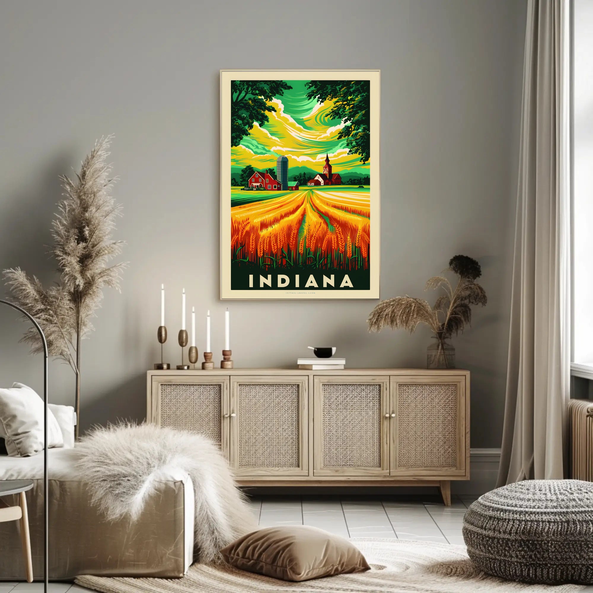 Indiana Countryside Poster