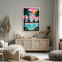 Miami Beach Paradise Poster