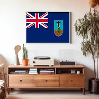 Montserrat Flag Poster