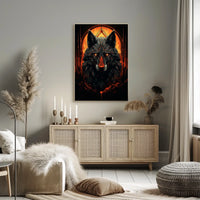 The Fiery Wolf Poster