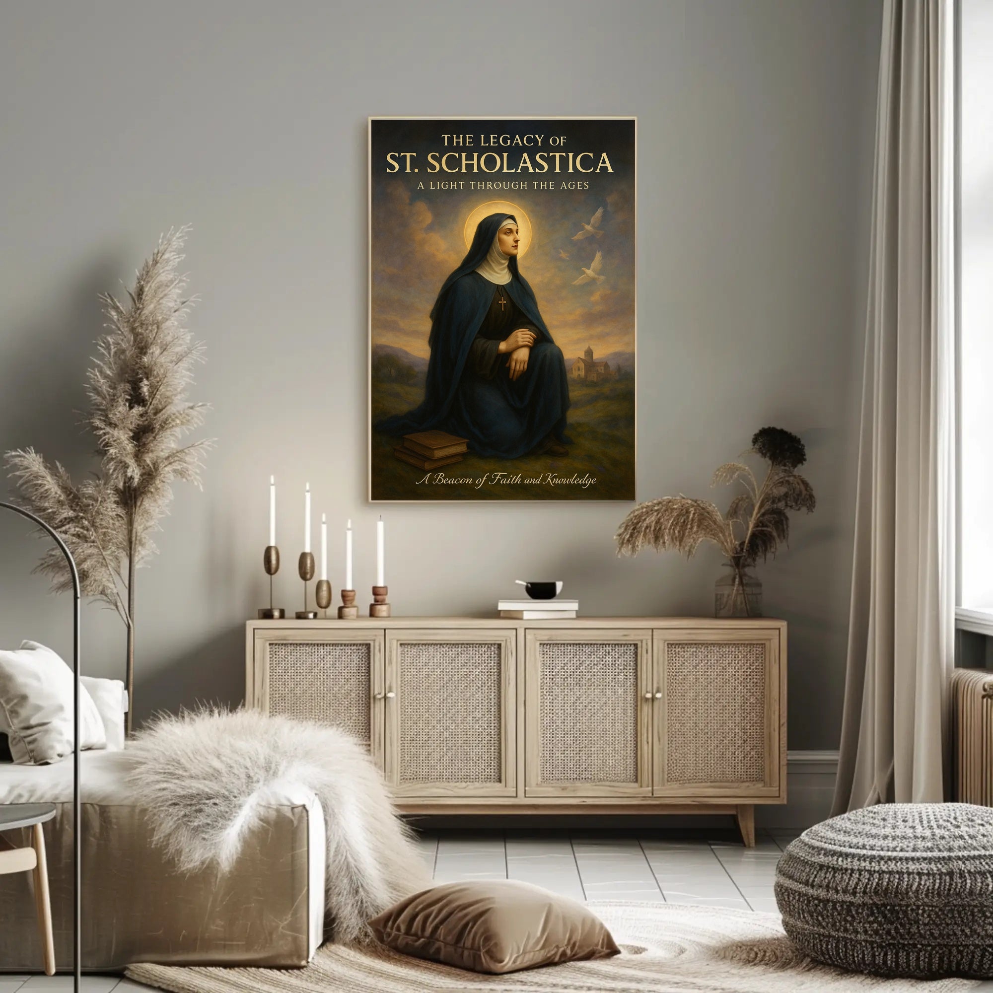 The Legacy of St. Scholastica Poster PosterGoat
