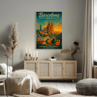 Barcelona A City of Dreams and Culture Poster