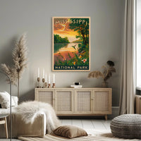 Mississippi National Park Poster
