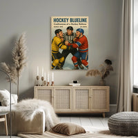 Hockey Blueline March 1959 Poster