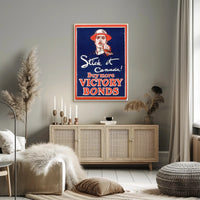 Victory Bonds Vintage Propaganda Poster