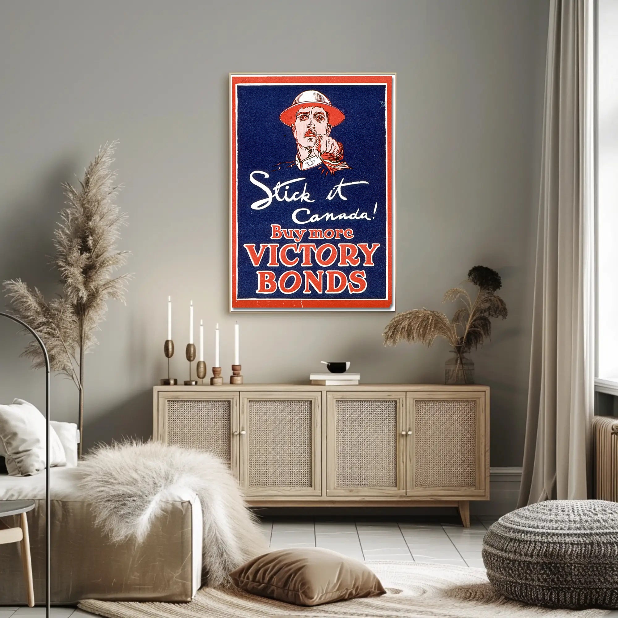 Victory Bonds Vintage Propaganda Poster
