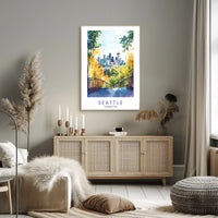 Seattle Skyline Poster PosterGoat