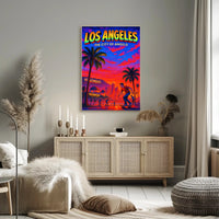 Los Angeles The City of Angels Poster PosterGoat