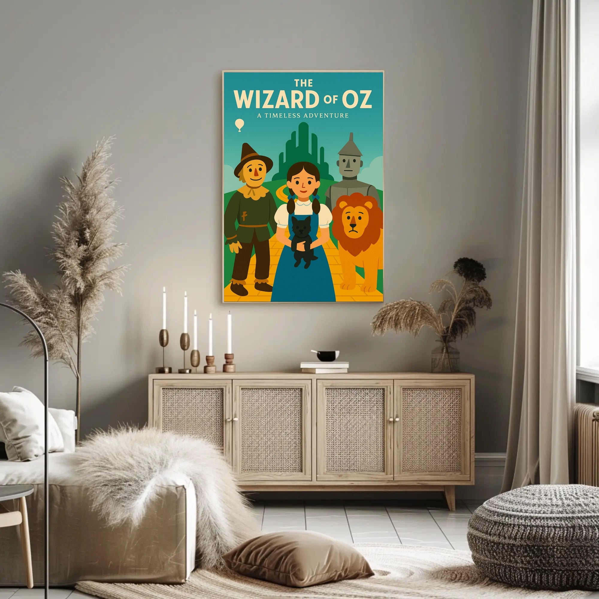 The Wizard of Oz Adventure in a Fantasy or Mythology Poster PosterGoat