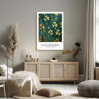 William Morris Cotton Prints Exhibition Poster