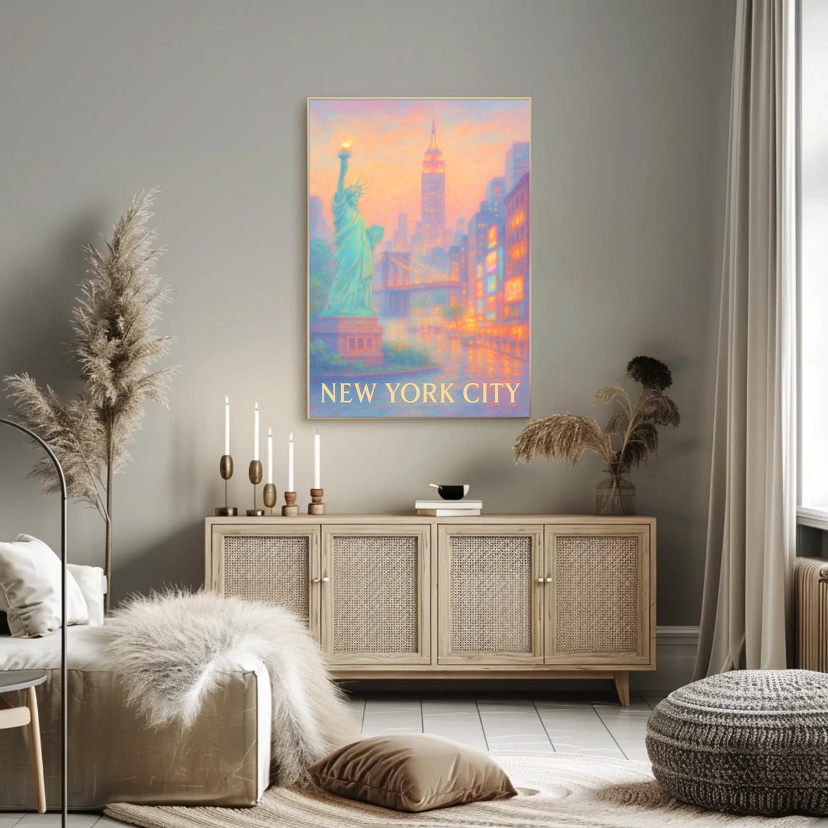 Dreamy New York Cityscape Poster