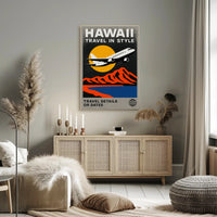 Hawaii Travel Poster PosterGoat